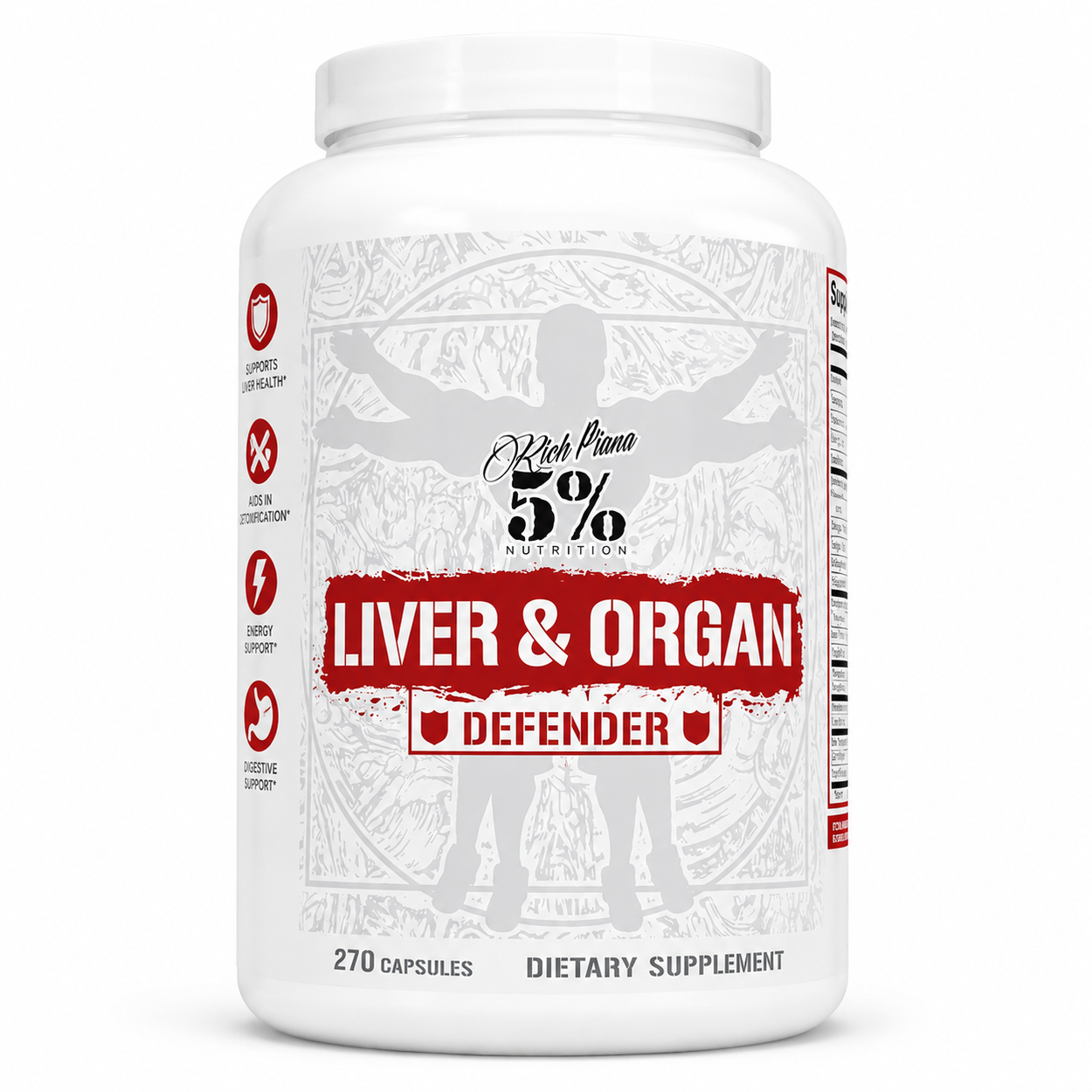 5% Nutrition Liver And Organ Defender 270 Caps