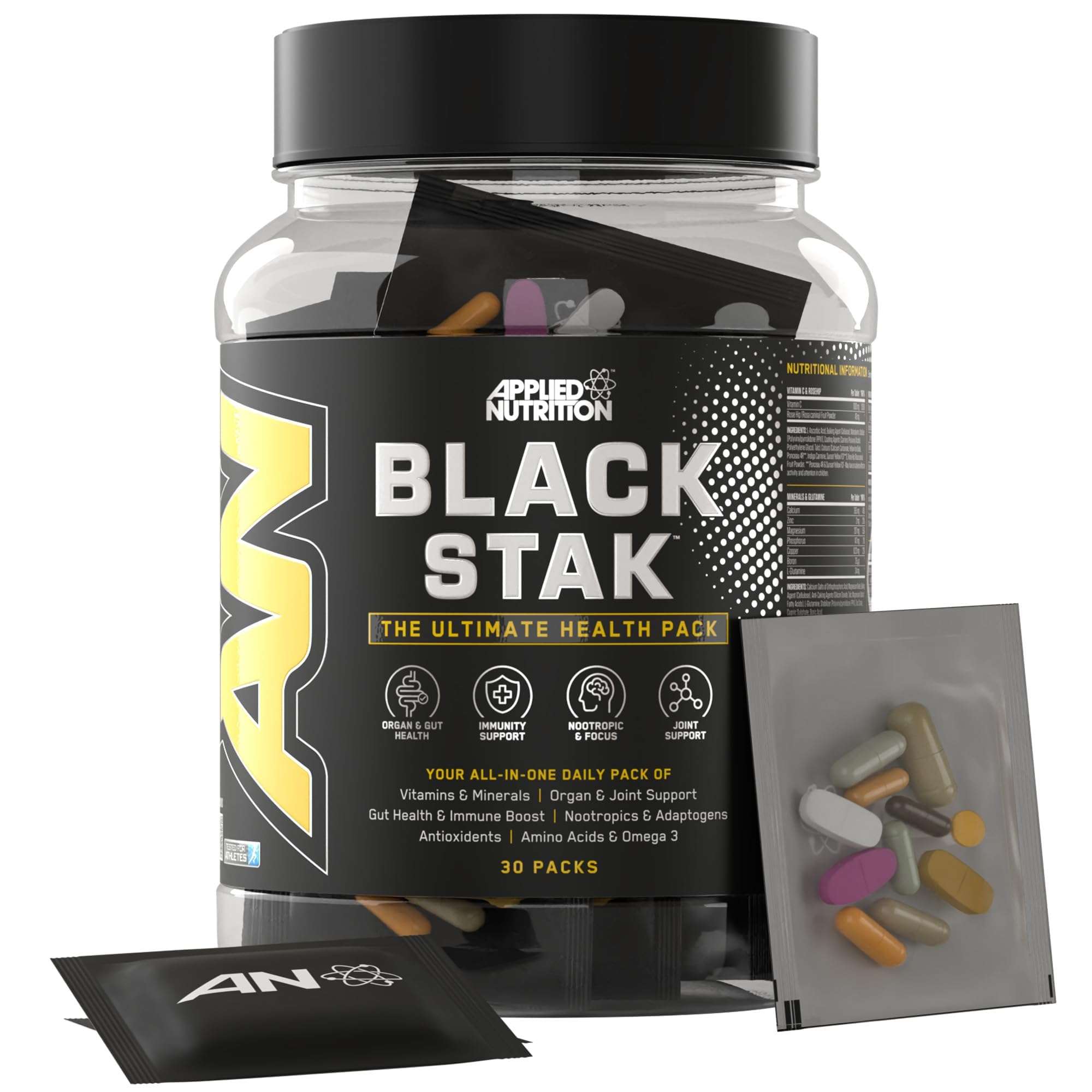 Applied Nutrition - Black Stak - 30 Packs