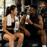Muskle Waterbottle 1L + GSM Houder — Points Reward