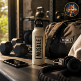 Muskle Waterbottle 1L + GSM Houder — Points Reward