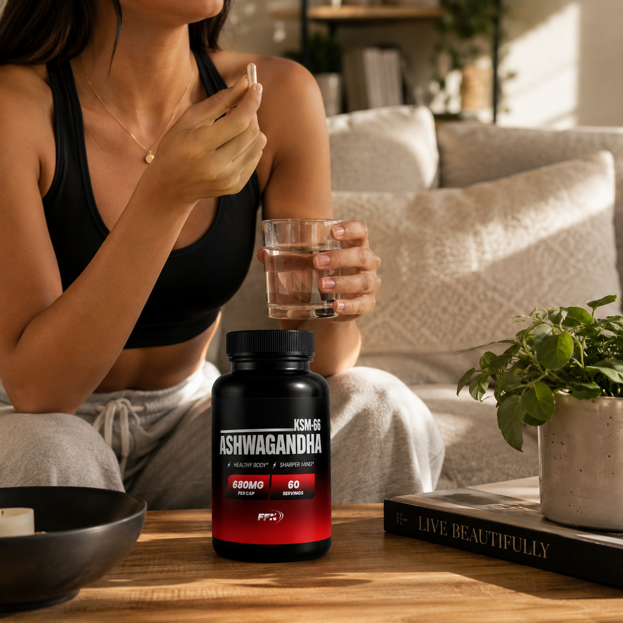 Fast Forward Nutrition Ashwagandha KSM-66 — 120 capsules