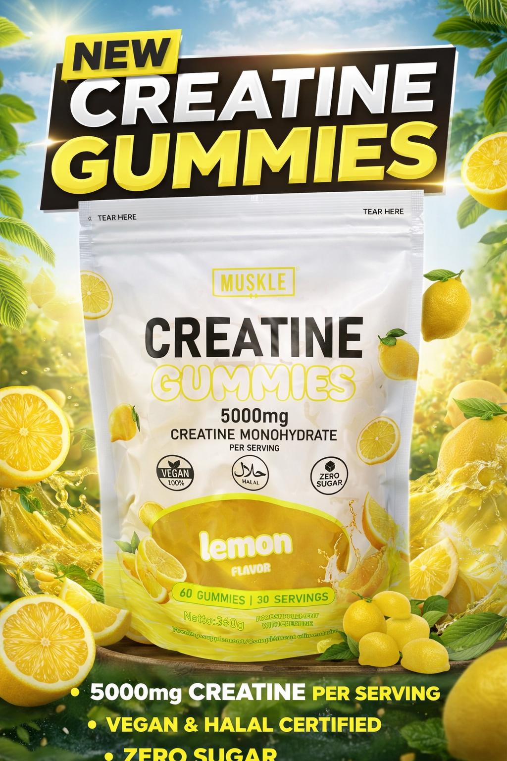 Muskle Creatine Monohydrate Gummies