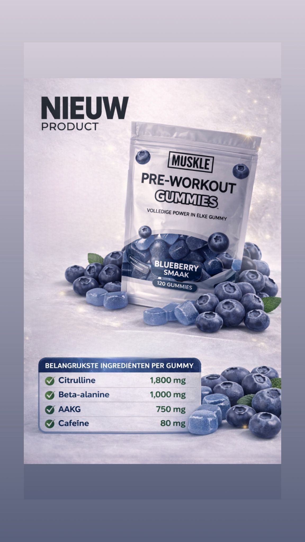 Muskle Pre-workout Gummy