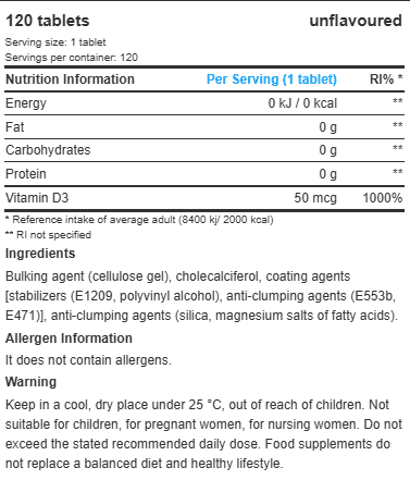 BiotechUSA Vitamin D3