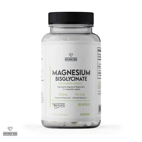 Supplement Needs Magnesium Bisglycinate 120 Caps