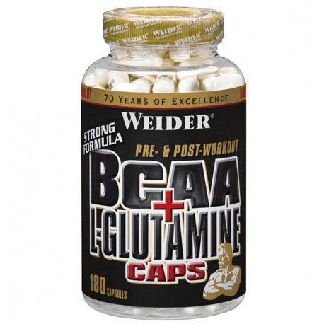 Weider BCAA L-Glutamine 180 caps