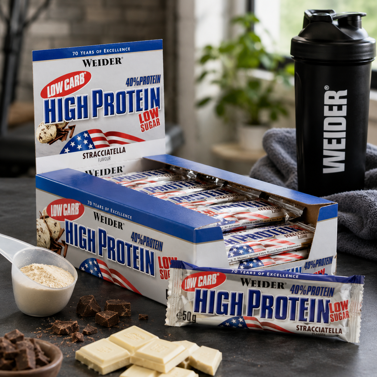 Weider Hi Protein Low Carb Bar