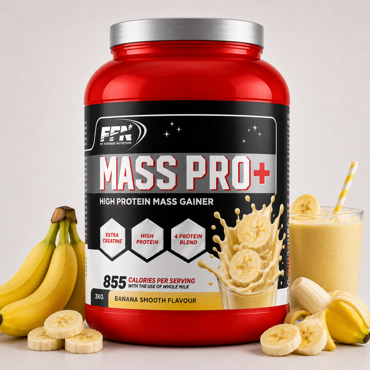 Fast Forward Nutrition Mass Pro+ Mass Gainer 3 kg