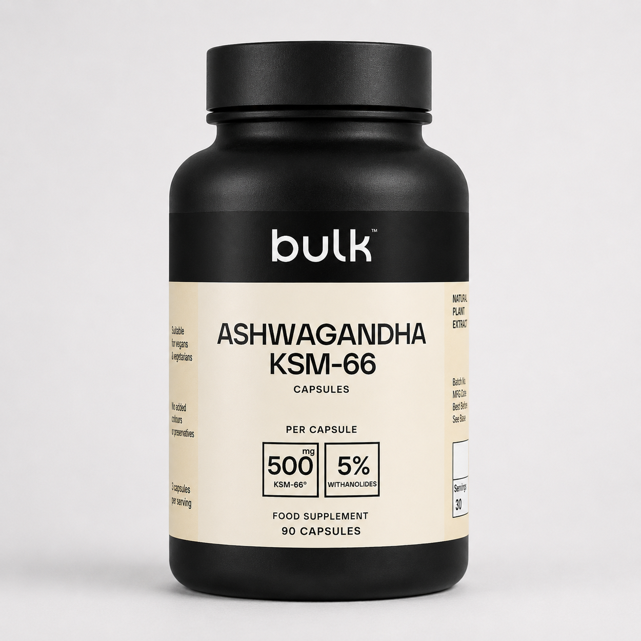 Bulk Ashwagandha KSM-66 (90 Caps)