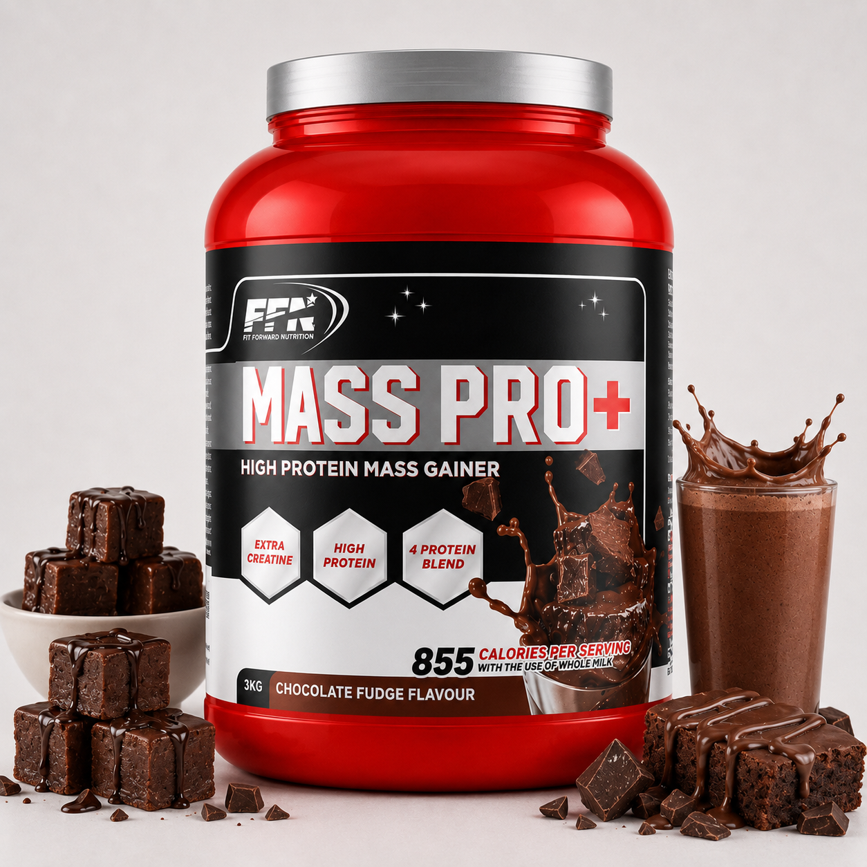 Fast Forward Nutrition Mass Pro+ Mass Gainer 3 kg