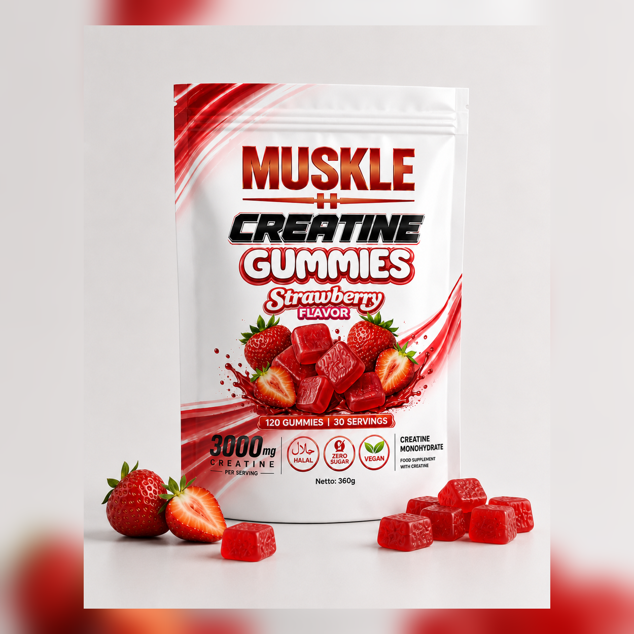 CREATINE MONOHYDRAAT GUMMIES