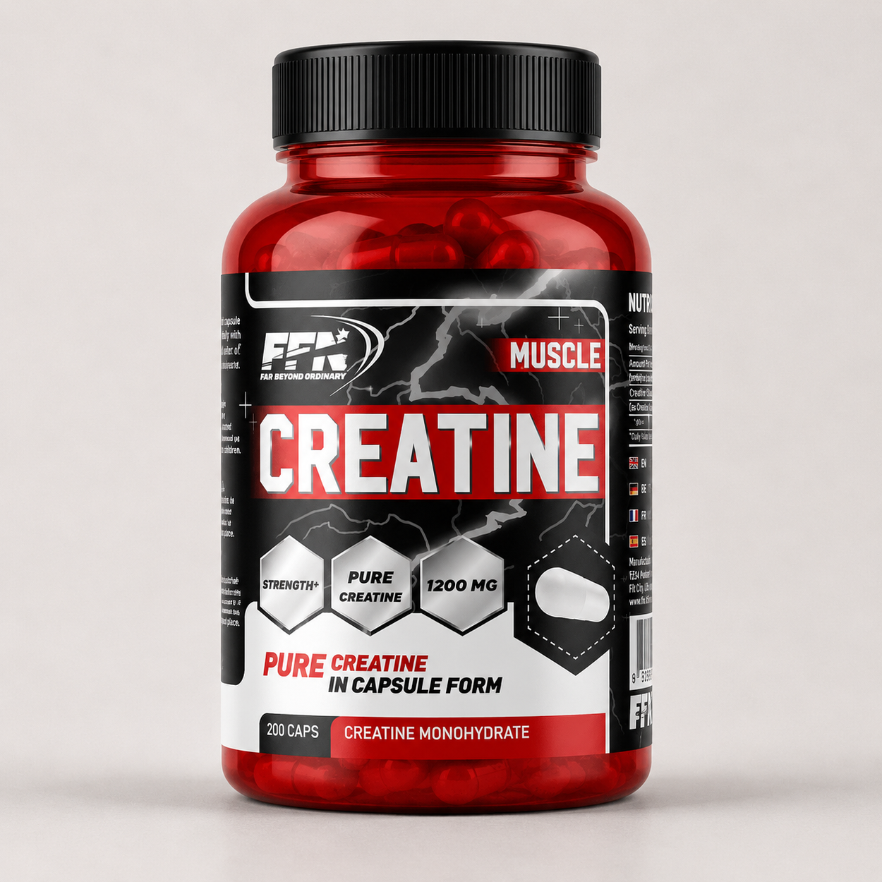 Fast Forward Nutrition Creatine Monohydraat 200 caps