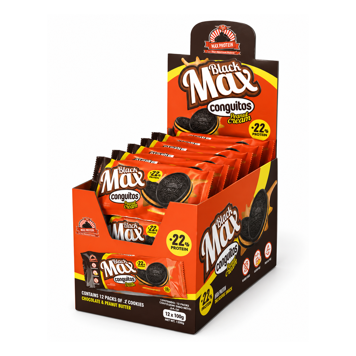 Max Protein Black Max Conguitos Peanut Cream