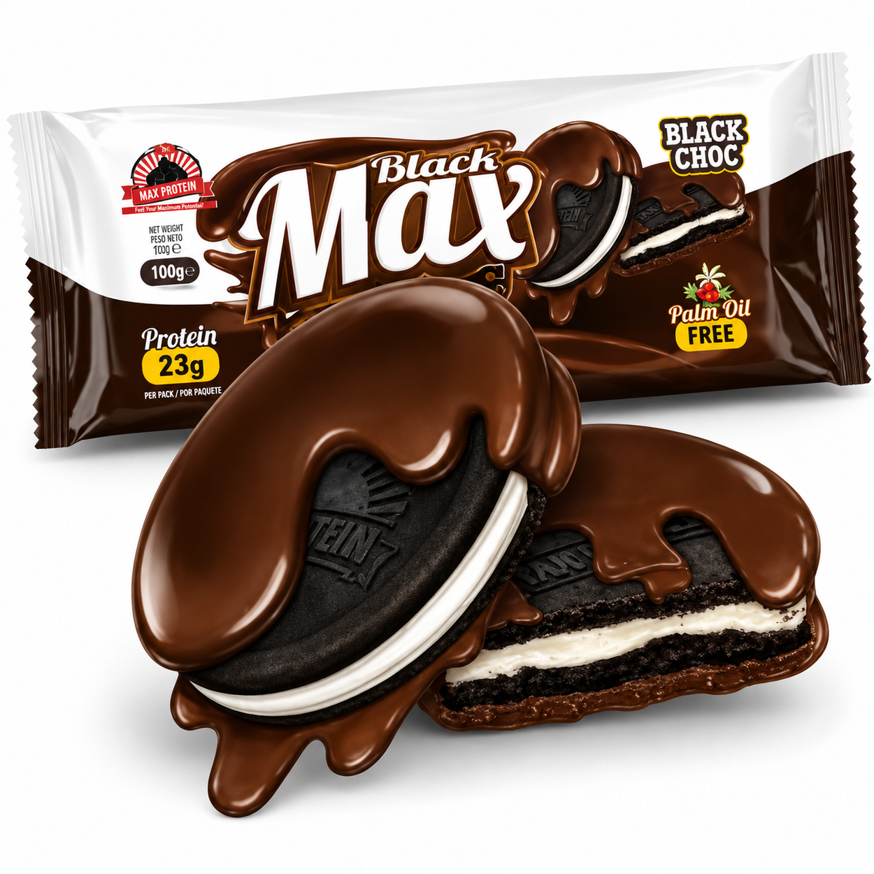Max Protein Oreo Protein Cookies Black Choc