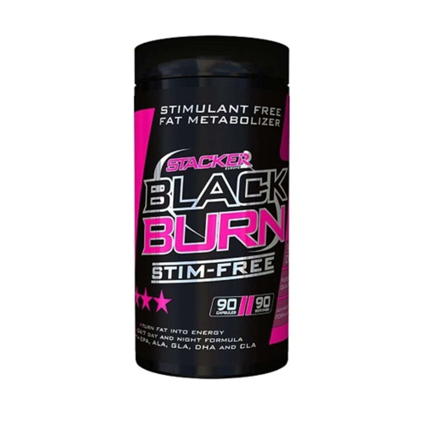 Stacker2 Black Burn 120 caps Stim Free