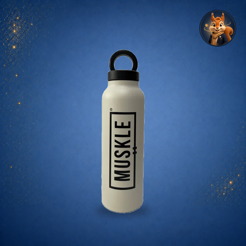 MUSKLE Waterbottle 1L met GSM-houder