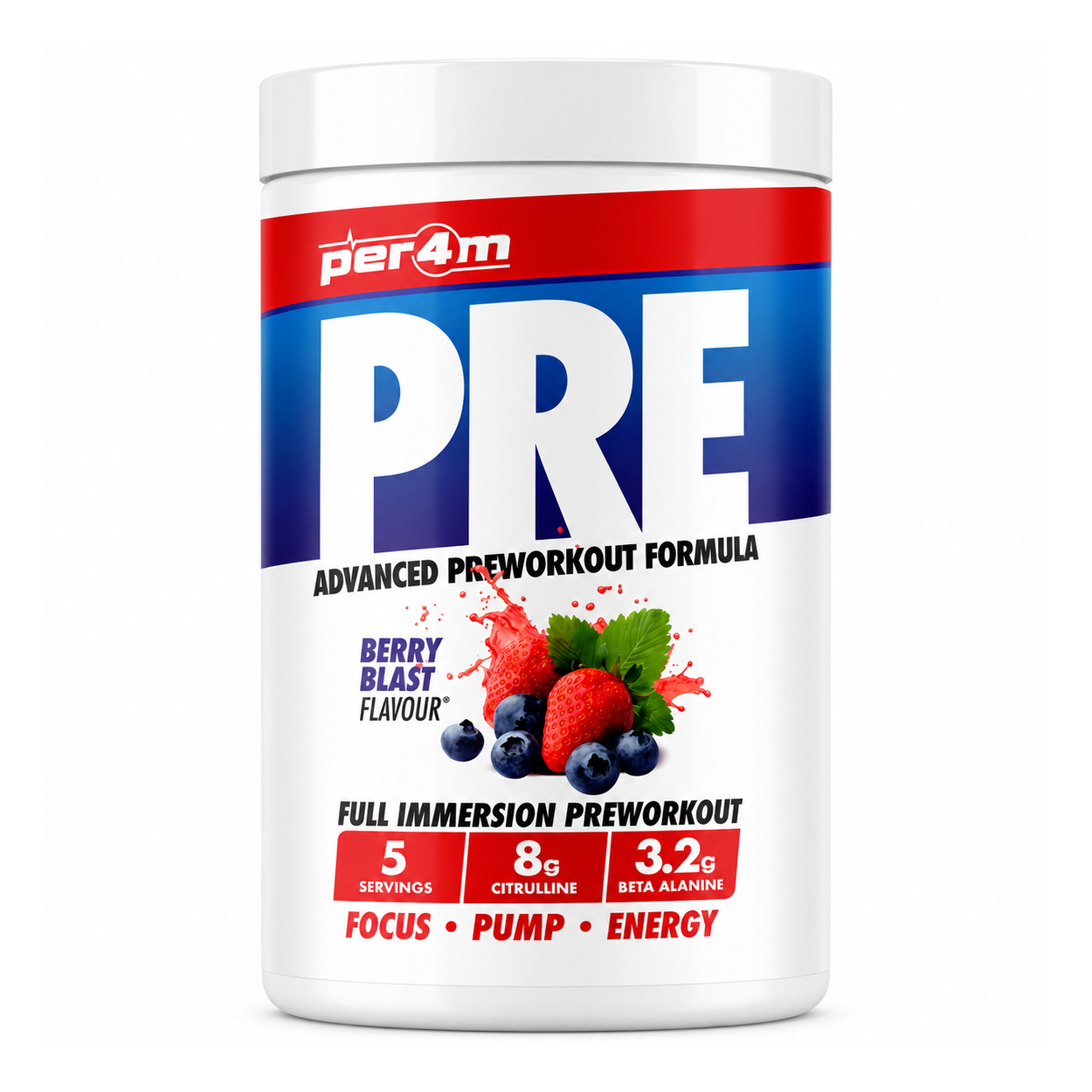 Per4m Pre Workout Stim 3 servings - 95gram