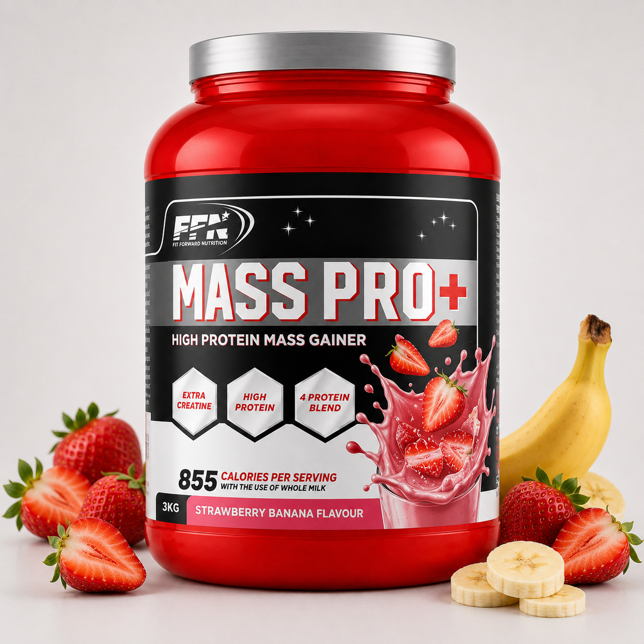 Fast Forward Nutrition Mass Pro+ Mass Gainer 3 kg