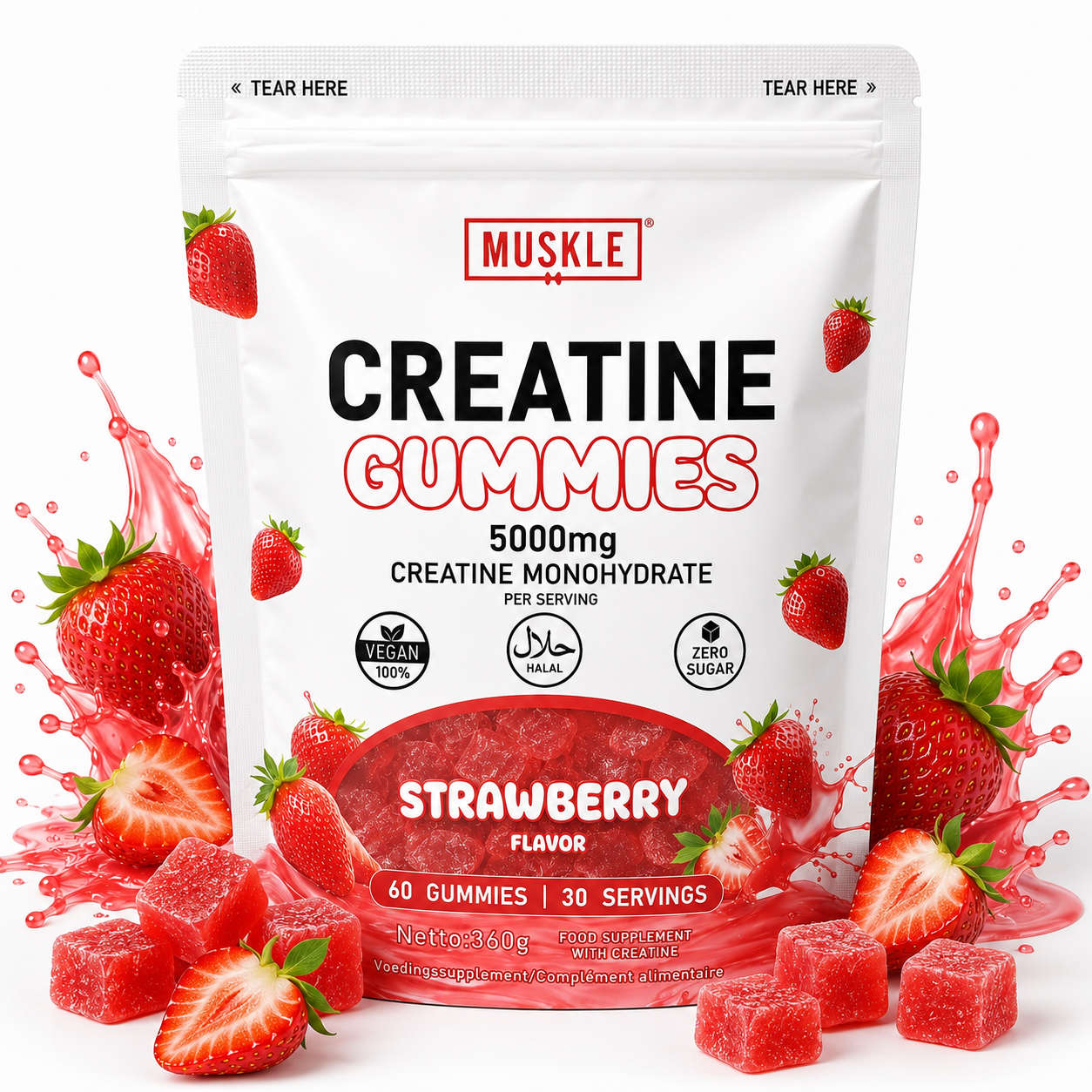 CREATINE MONOHYDRAAT GUMMIES