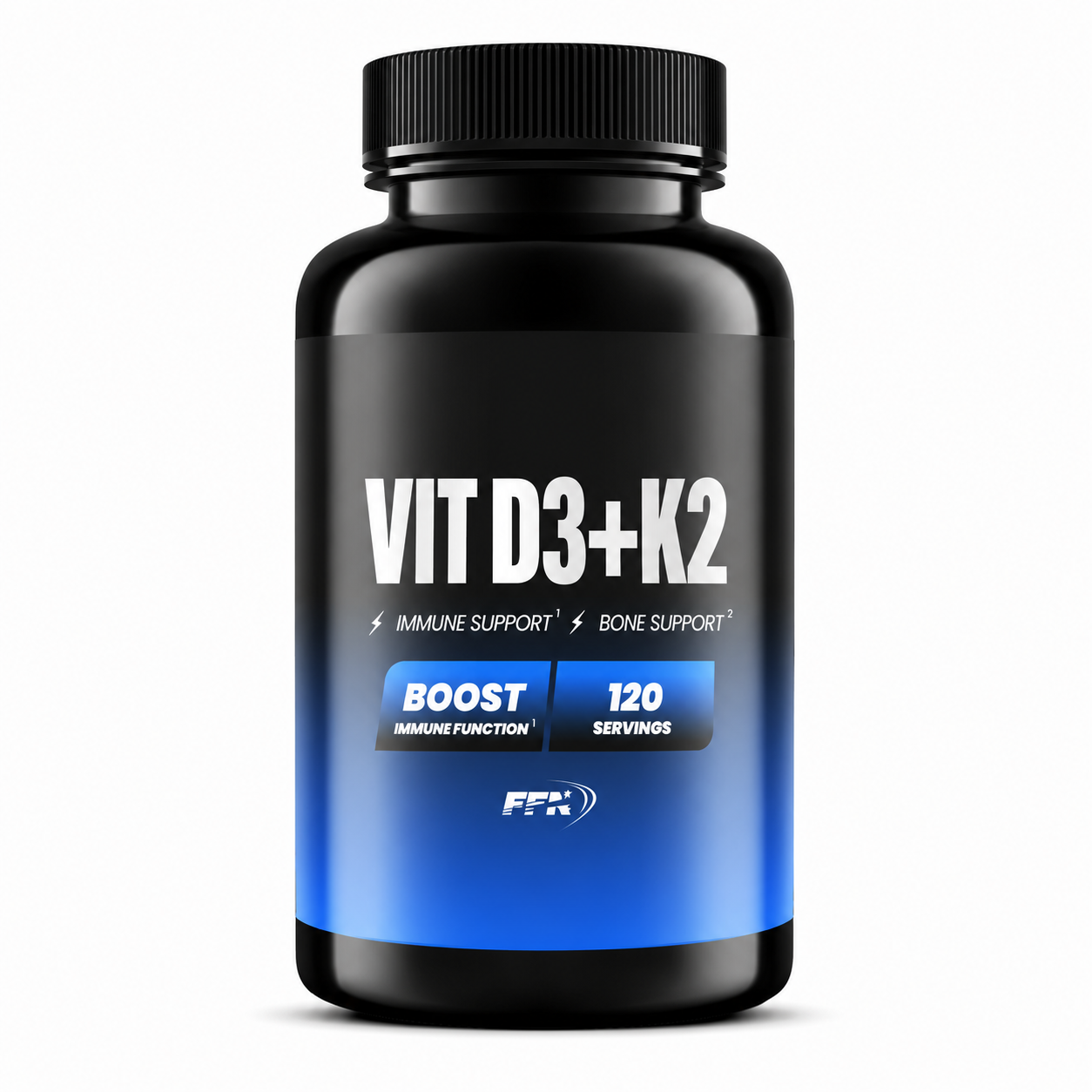 Fast Forward Nutrition Vitamin D3 + K2 120 Caps