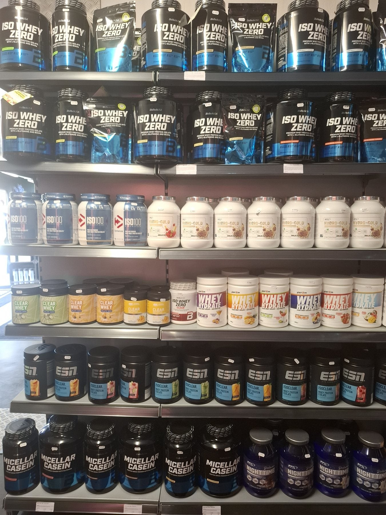Proteïnewand van MUSKLE Bonheiden met whey, isolate en casein