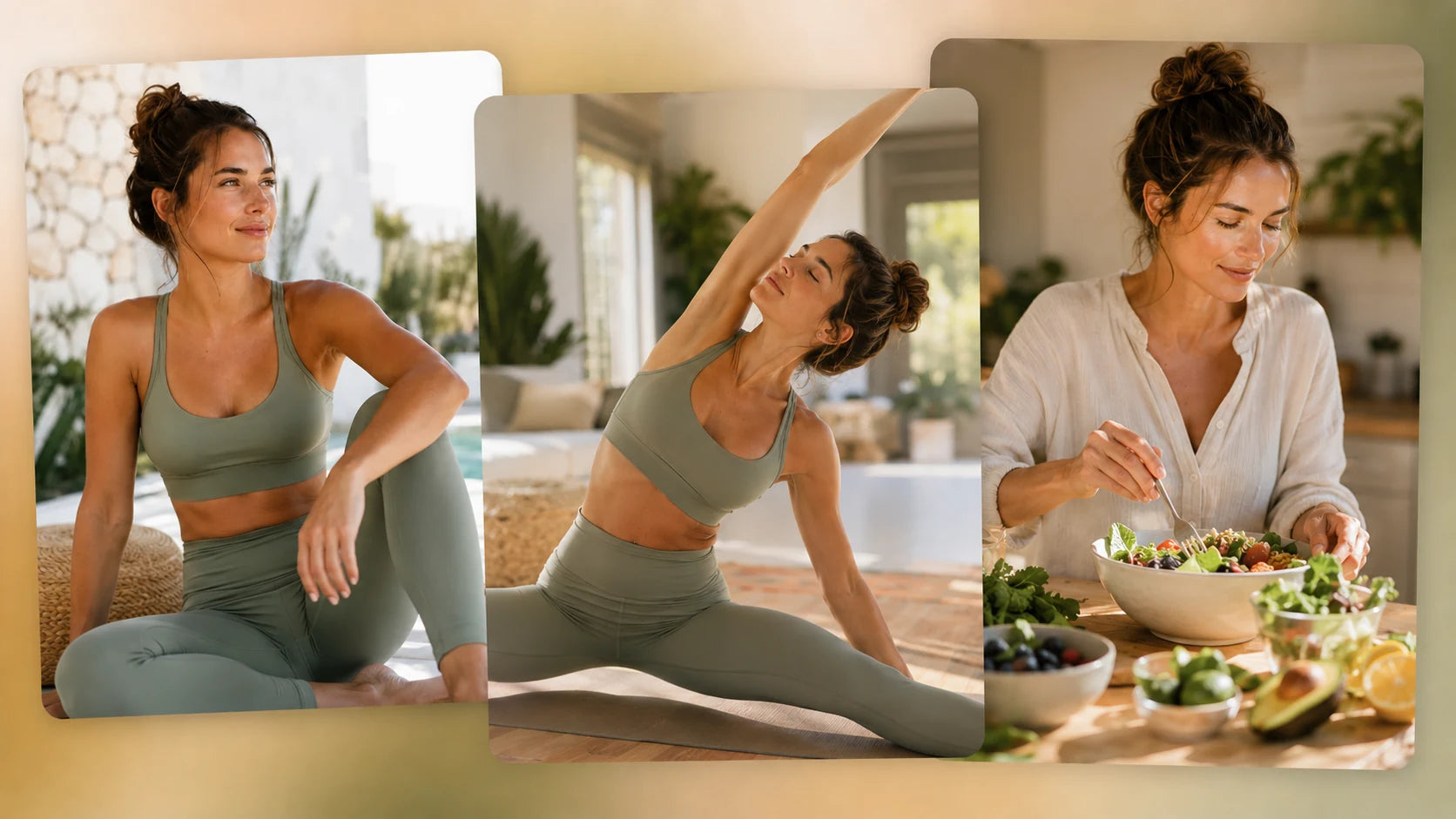 Drie lifestylemomenten rond beweging, balans en bewuste voeding